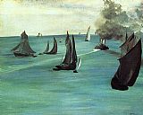 The Beach at Sainte-Adresse by Edouard Manet